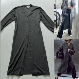 Rouie Vintage grey long Cardigan